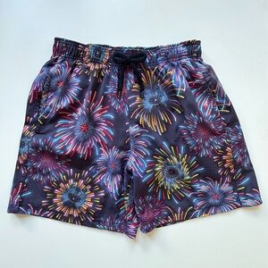 Vilebrequin Boys' Jirise Fireworks Print Swim Trunks - Size 12